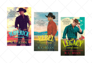 Book covers for the Copper Creek Cowboy Series by RC Ryan.